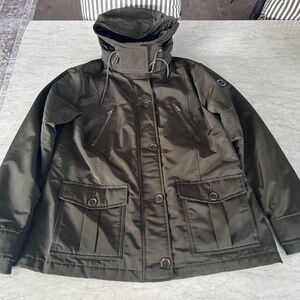 Abercrombie & Fitch Olive Utility Jacket